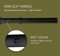 Pommeau d'axe de survie en acier inoxydable 420, accessoire de combat, pour enfants, nouvelle collection