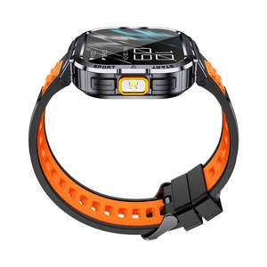 Đồng hồ thông minh Nx23 2.0 inch Đèn pin đa thể thao chống nước IP68 theo dõi huyết áp nhịp tim nhạc cuộc gọi BT cho nam màu sắc - Product Image 4