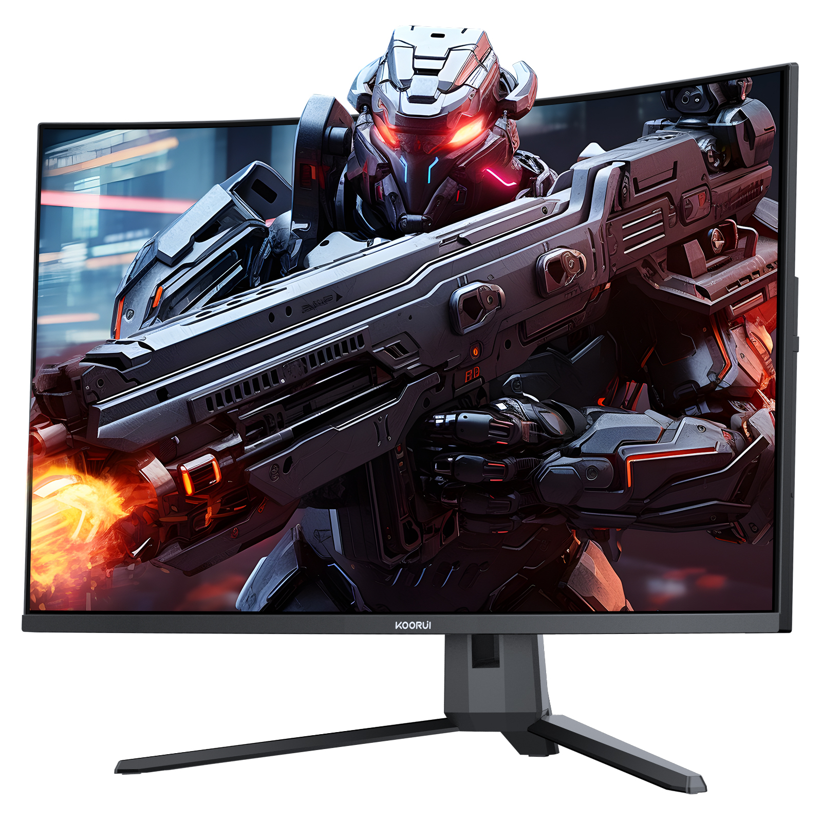 KOORUI <strong>32</strong> <strong>Inch</strong> 170Hz 2560 X 1440 Computer <strong>Monitors</strong> 2K 1500R Curved VA Panel PC Display DP1.2 Build-<strong>in</strong>