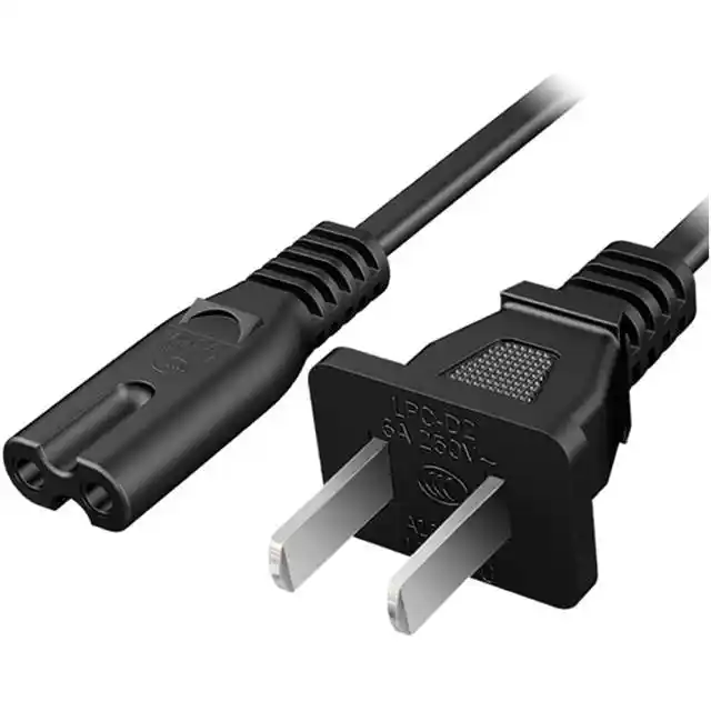 chengken 2 pin cable de alimentación 5ft estándar 250v para tv ps4