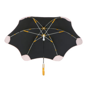 <span class=keywords><strong>Coin</strong></span> rond Nouveau Design Petits Enfants Sécurité Facile Ouvert Enfants Parapluie Avec Tissu Enduit Noir - Product Image 3