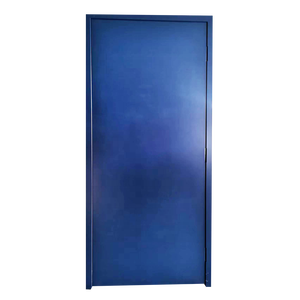 Hotel comercial certificado por UL aprueba puerta de salida de acero ignífugo de 3 horas con panel de visión y persiana - Product Image 5