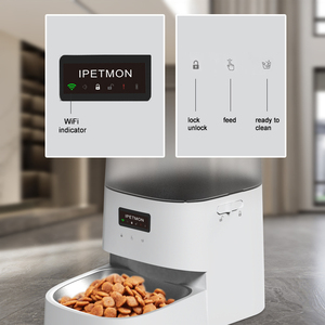 Distributeur automatique de nourriture intelligent CITICITY avec minuterie, application/WiFi, alimentation à distance par commande vocale pour chats, chiens et autres animaux domestiques - Product Image 5