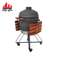 KIMSTONE Prix de gros Barbecue Kamado en céramique XXL de 22 pouces au charbon de bois pour cuisine extérieure