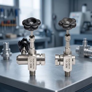 Industrial <b>Gauge</b> Glass Cock Valve SS202 SS304 150LB Screwed Threaded Water Level <b>Gauge</b> Valve API 598 Tested - Product Image 1