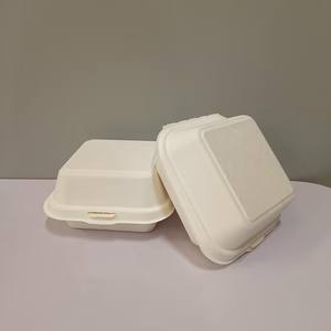 กล่องอาหารกลางวันแบบนำกลับบ้านจากร้านอาหารที่เป็นมิตรกับสิ่งแวดล้อม ผลิตจากเยื่อชานอ้อย ย่อยสลายได้ 100% บรรจุภัณฑ์อาหารแบบใช้แล้วทิ้ง รุ่น <span class=keywords><strong>B888</strong></span> - Product Image 6