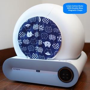 Porte-rideau intelligent haut <span class=keywords><strong>de</strong></span> gamme <span class=keywords><strong>pour</strong></span> litière, en plastique fait main, désodorisant, <span class=keywords><strong>pour</strong></span> une utilisation domestique propre, accessoires <span class=keywords><strong>pour</strong></span> toilettes <span class=keywords><strong>pour</strong></span> chats - Product Image 3