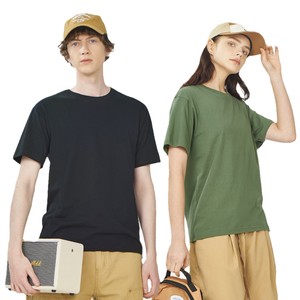 T-shirt de <span class=keywords><strong>sport</strong></span> tendance pour homme en coton pur 180g, avec coutures latérales, évacuation <span class=keywords><strong>générale</strong></span> de l'humidité, pour le <span class=keywords><strong>sport</strong></span>, de l'entrepôt de Guangzhou - Product Image 2