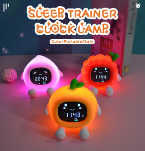 Bonito entrenador de sueño <span class=keywords><strong>afrutado</strong></span> para niños, luces nocturnas de colores cambiables con máquina de ruido blanco, lámpara de noche de Material sin BPA - Product Image 2