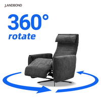 Fauteuil zéro gravité de luxe en tissu, canapé sectionnel une place, pour villa, hôtel, salon, avec appui-tête réglable, chaise de bureau et de loisirs