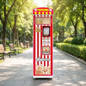 Nueva Máquina de Palomitas de Maíz Totalmente Automática de 220V y 1800W para Uso en Restaurantes y Cines - Product Image 1