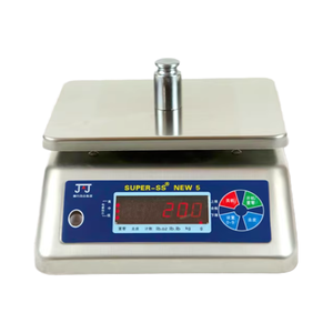 Báscula de Mesa LED de Acero Inoxidable Super-SS NEW 5, Impermeable, Capacidad de 0-30 kg, Panel Grande de 230*190 mm, Certificación CE/FCC - Product Image 2