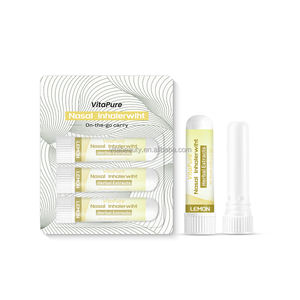 Kit d'inhalateurs nasaux à base d'huiles essentielles de menthol et d'extrait de camphre <span class=keywords><strong>pour</strong></span> l'aromathérapie, soulagement des nez bouchés et bien-être à base de plantes (OEM) - Product Image 4