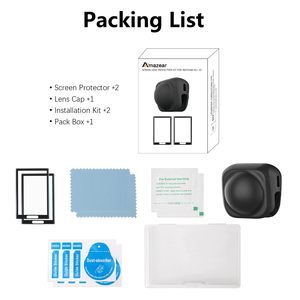 Amazear Tempered Glass Screen Protector & <b>Lens</b> Cap Kit for Insta360 X5 - Complete Protective <b>Accessories</b> Set - Product Image 6