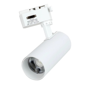 Rail d'éclairage à LED 20W 3CCT 6000K-4000K-3000K commutable 15D/24D/36D 165-265V Rail d'éclairage commercial - Product Image 2