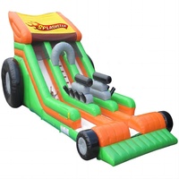 Toboggan gonflable engouement splashster toboggan humide ou sec pour enfants et adultes