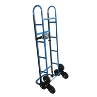 Chariot à main de meubles d'escalade à plate-forme en acier robuste à 6 roues avec personnalisation OEM pour le shopping et le stockage