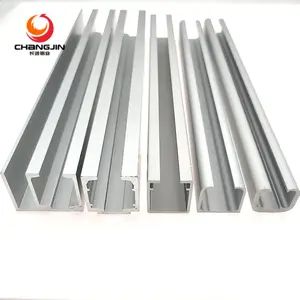 Custom OEM aluminum profile slide rail sliding door track system