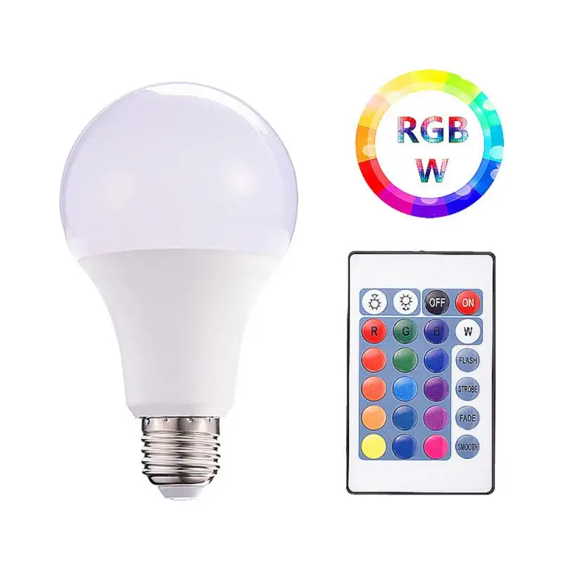 Lage Prijs Wholesale E27 B22 Energiebesparing Woonkamer Slaapkamer Bed Smart Multifunctionele Led Kleur Veranderende Gloeilampen