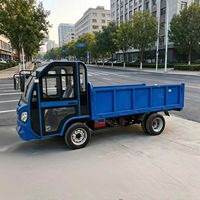 Camion benne agricole tout-terrain 4x4 DYC-18 à moteur diesel, idéal pour vergers et chantiers de construction