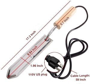 Herramientas de apicultura Equipo de cosecha de miel Cuchillo eléctrico de acero inoxidable para destapar - Product Image 1