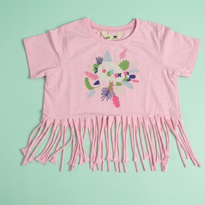 Robe sans manches pour fille, imprimé animal, 100% coton, design scintillant et délavé, ensemble de vêtements pour enfant, ambiance estivale - Product Image 2