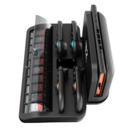OEM : Station de charge magnétique 4-en-1 intelligente avec indicateurs LED pour Joy-Cons NS2, accessoires de jeu, station de charge et d'organisation protectrice