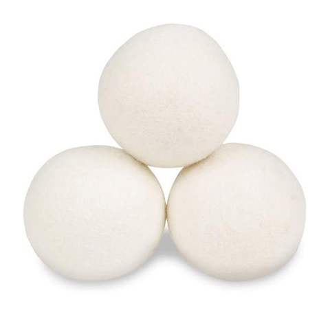 2024 New Product Wholesale 6 Pack Eco Friendly Laundry Wool Dryer Balls with Cotton Bag