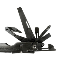 SOG PowerAssist Pocket Multi-Tool Pliers 16-en-1 Ensemble d'outils utilitaires avec gaine EDC pour réparation quotidienne en plein air (B66N-CP), Noir