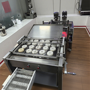 Máquina de Glaseado de Donuts de Acero Inoxidable 304 de Alto Rendimiento, 12-20 piezas/lote, Máquina Automática para Cubrir con Chocolate - Product Image 2