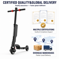 Trottinette électrique pliable X6 pour enfant et adulte, moteur portable 250 W, roue solide de 5,5 pouces, batterie amovible