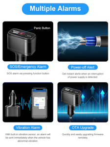 TKSTAR 4G TK818 Pengisi Daya Pemantik Rokok Mobil Pelacak GPS Tersembunyi Platform Gratis Pelacakan Waktu Nyata untuk Perusahaan Logistik Taksi - Product Image 5