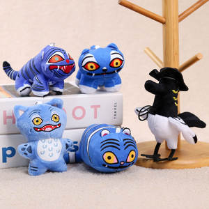 New Arrival Kpop Demon Hunters <b>Plush</b> Dolls 12cm Soft Cartoon Keychain <b>Backpack</b> Accessories 3D Shape - Product Image 4