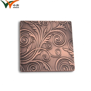 Classical Design Delicate Square Metal Brushed Effect Brass Die Cast Personalized <b>Custom</b> <b>Cup</b> Coaster - Product Image 2