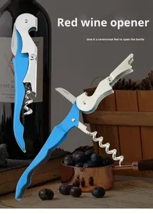 Décapsuleur manuel en gros, classique et pratique, en acier inoxydable, portable, pour le vin, gadgets de cuisine - Product Image 4