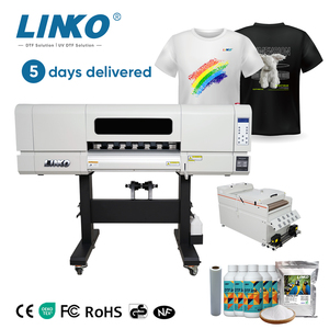 Impresora de inyección de tinta LINKO A1 DTF de 24 pulgadas I3200 Máquina de cabezal de impresión dual para camisetas de algodón de sublimación en tiendas de impresión - Product Image 3