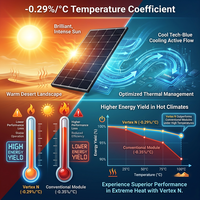 Panneaux solaires Trina Solar 650W Vertex N N-type I-TOPCon, module solaire monocristallin pour usage résidentiel et commercial