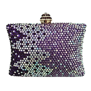 Sac de soirée mini pour femme, élégant, en cristal, pochette luxueuse ornée de strass, sac à main éblouissant pour soirée à thème et usage quotidien - Product Image 3