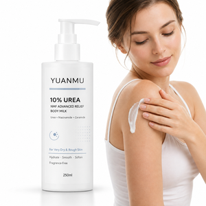 Leche Corporal Suave de Marca Privada con 10% de Urea, NMF, Niacinamida y Ceramida, Loción Hidratante para Piel Seca, Áspera y Escamosa - Product Image 1