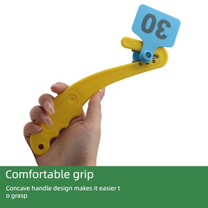 Outils de démontage <span class=keywords><strong>des</strong></span> étiquettes d'oreille d'animaux Couteau à dé<span class=keywords><strong>couper</strong></span> <span class=keywords><strong>les</strong></span> étiquettes d'oreille <span class=keywords><strong>pour</strong></span> porcs/bovins Dispositif de démontage <span class=keywords><strong>des</strong></span> étiquettes en plastique bleu - Product Image 4
