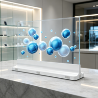 Afficheur numérique innovant à écran OLED transparent de 55 pouces, conception intérieure OEM, pour ascenseurs, magasins de détail, éducation, bureau
