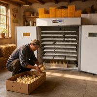 Incubateurs à œufs 2112 de bonne qualité et à bas prix, incubateur automatique avec taux d'éclosion de 98%