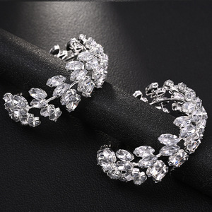 ต่างหูแฟชั่นห่วงเรขาคณิตต่างหูพลอยเทียมต่างหูเครื่องประดับต่างหูผู้หญิง - Product Image 5