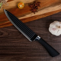 Xyj couteaux de cuisine en acier inoxydable, ensemble de 6 pièces avec éplucheur en céramique couteau suisse multifonctionnel