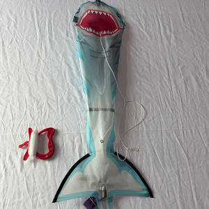 Aquilone a Forma di Squalo Personalizzato per Bambini e Adulti, Attività all'Aperto, Aquilone Volante a Forma di <span class=keywords><strong>Animale</strong></span> Cartoonesco per Spiaggia e Parco, Facile da Pilotare - Product Image 4