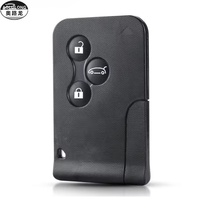 Coque de clé de voiture intelligente à 3 boutons, coque de clé de véhicule pour Renault Megane 2 Scenic 2003-2008