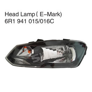 โคมไฟหน้าระบบไฟ6R2 941 015/016 C Comfortline6R1 941007/008สีดำ (E-Mark) สำหรับโปโล<span class=keywords><strong>6R1</strong></span> 941 015/016C - Product Image 2