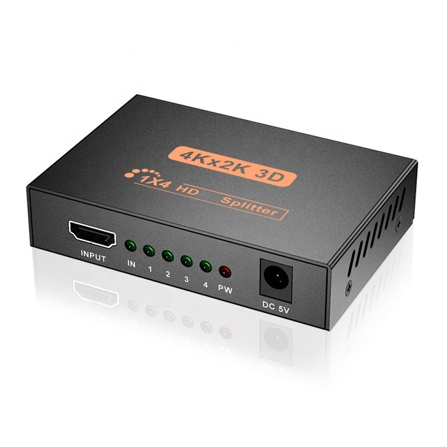Cantell 4 Port Video Splitter 4K 4in 1 HD Splitter for 4K TV DVD PS3