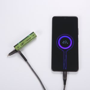 3.7V 3200mAh bouton haut type-c sortie d'entrée <span class=keywords><strong>18650</strong></span> batterie rechargeable Li-ion protégée aide à garder la puissance pour lampe frontale - Product Image 6