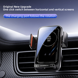 Caricabatterie Wireless per Auto a ricarica rapida supporto per <span class=keywords><strong>telefono</strong></span> sensore tattile anteriore tenuta stabile 15W 10W 7.5W Qi porta Auto Auto - Product Image 3